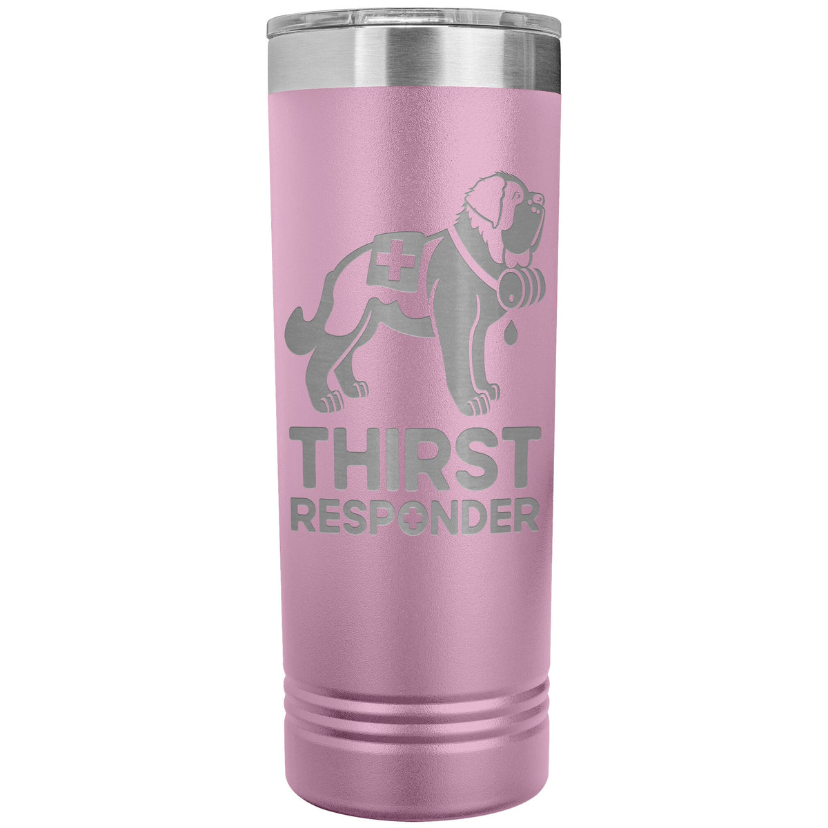 Saint Bernard Dog Thirst Responder Skinny Tumbler - Lucy + Norman