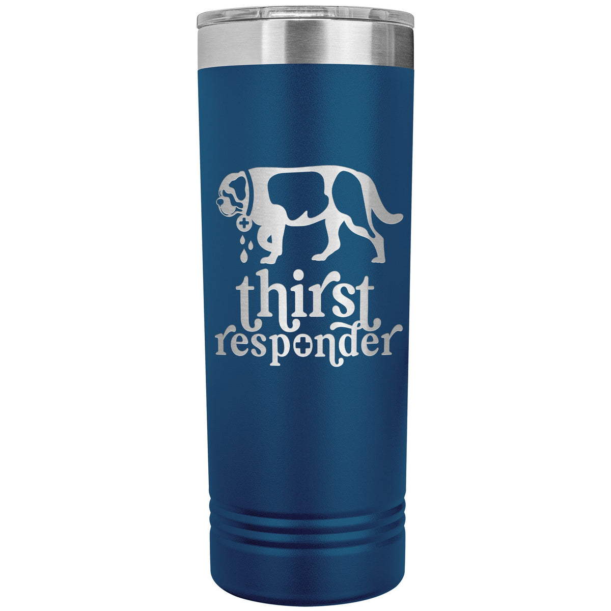 Saint Bernard Dog Thirst Responder Skinny Tumbler - Lucy + Norman