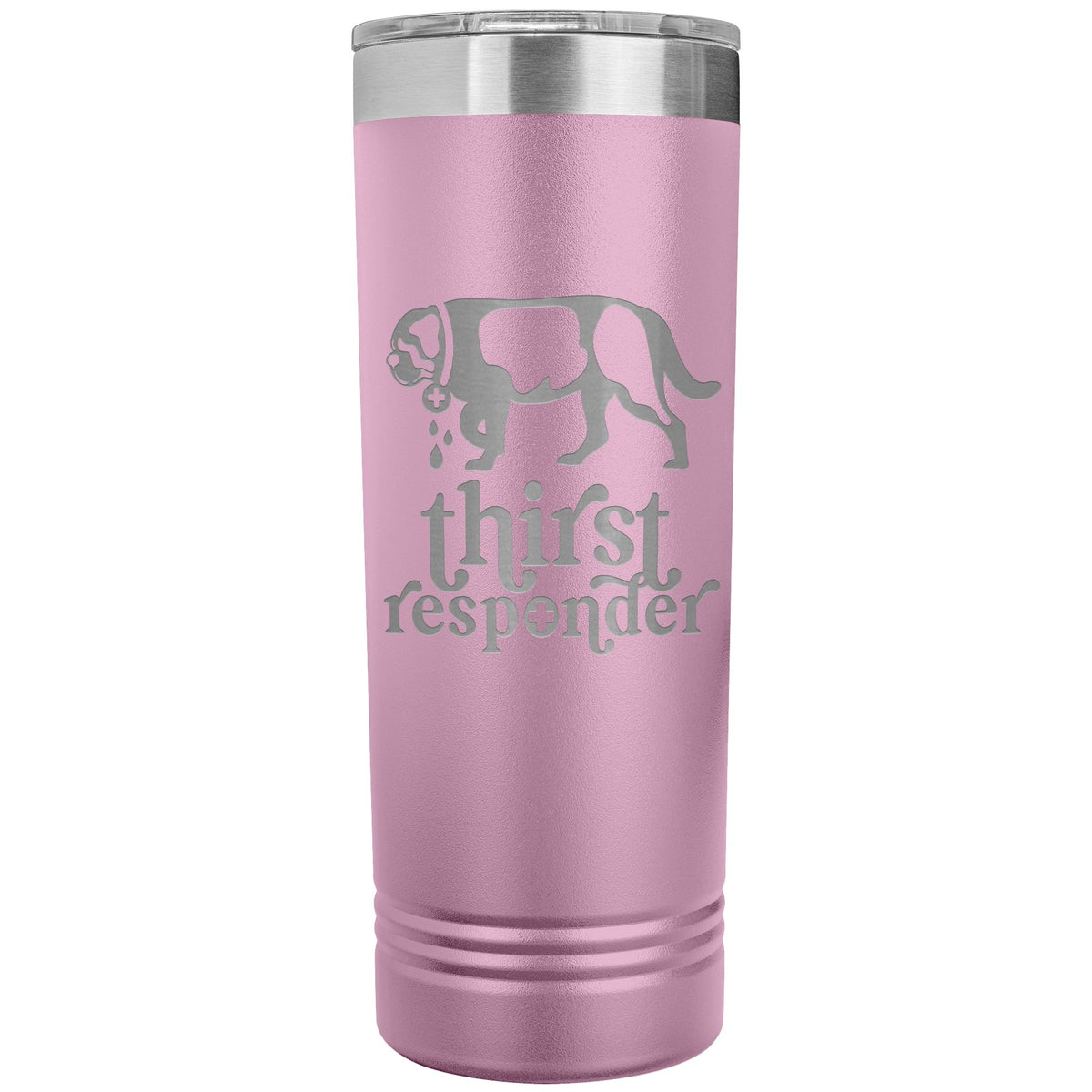 Saint Bernard Dog Thirst Responder Skinny Tumbler - Lucy + Norman