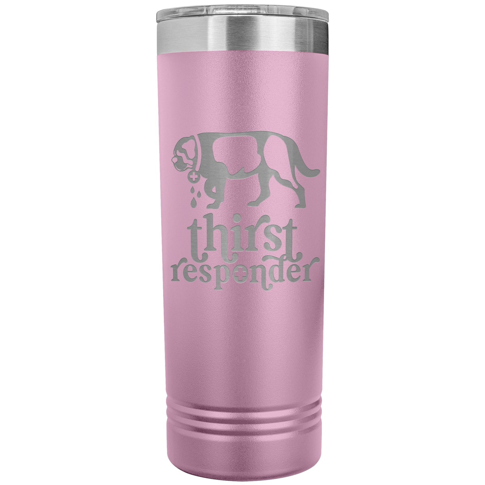 Saint Bernard Dog Thirst Responder Skinny Tumbler - Lucy + Norman