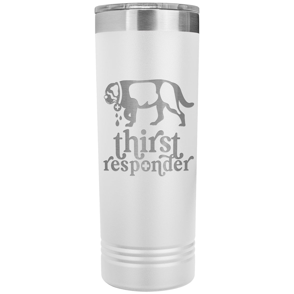 Saint Bernard Dog Thirst Responder Skinny Tumbler - Lucy + Norman