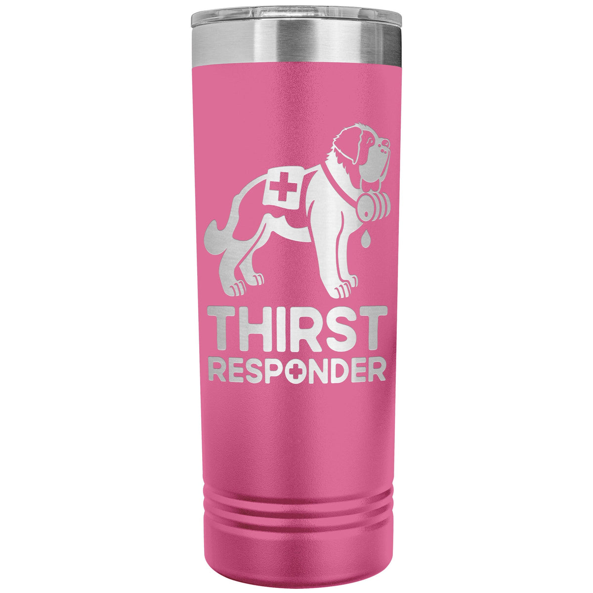 Saint Bernard Dog Thirst Responder Skinny Tumbler - Lucy + Norman