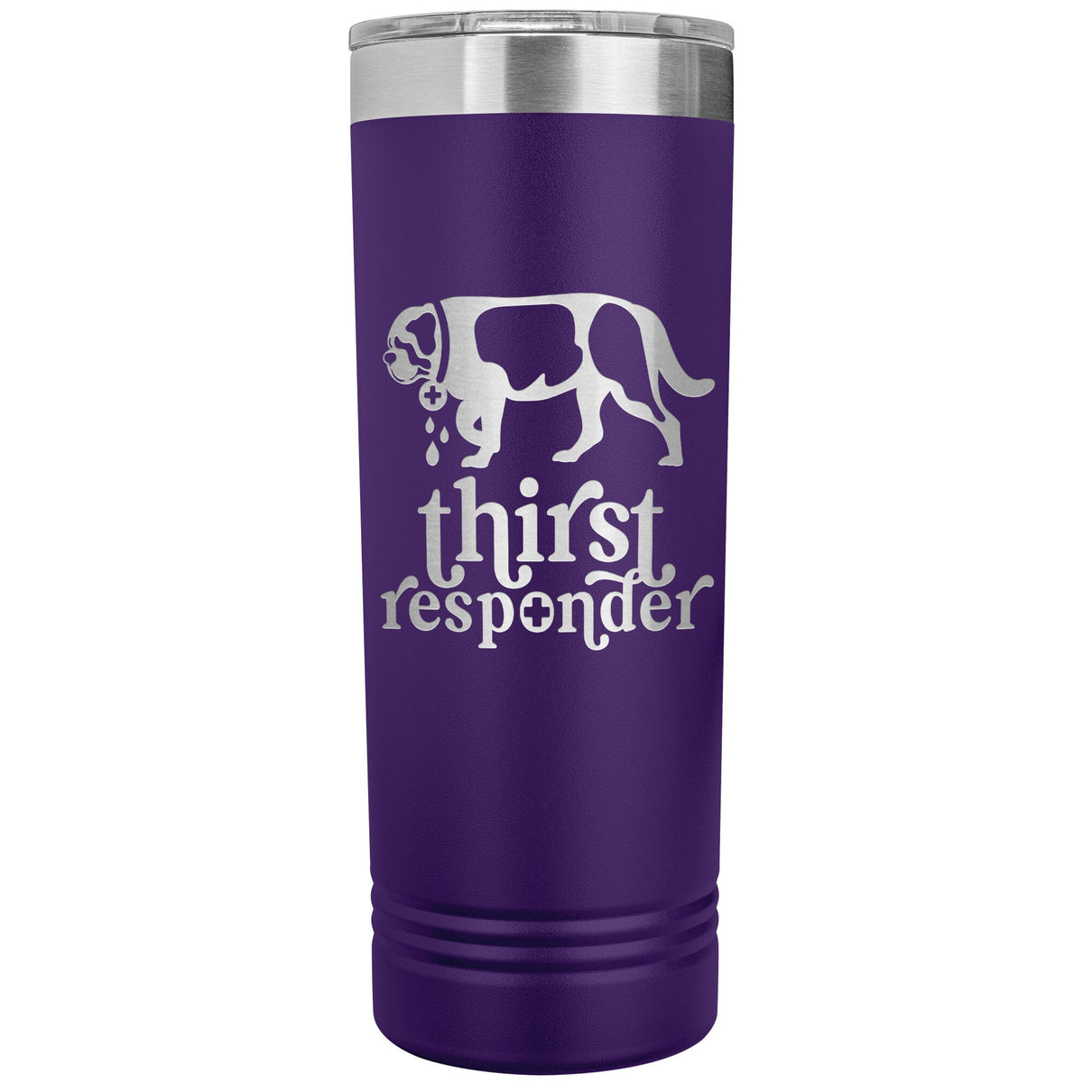 Saint Bernard Dog Thirst Responder Skinny Tumbler - Lucy + Norman
