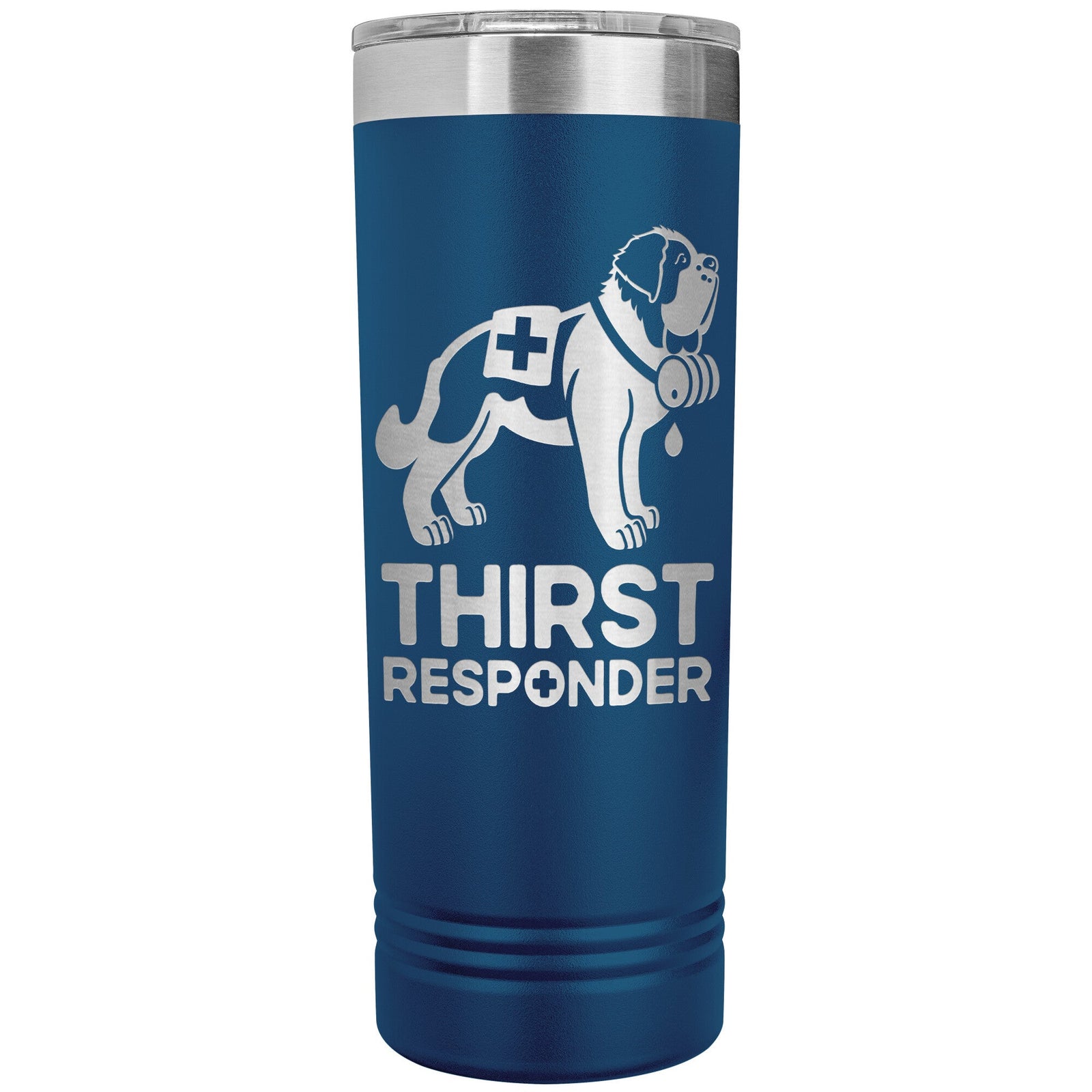 Saint Bernard Dog Thirst Responder Skinny Tumbler - Lucy + Norman