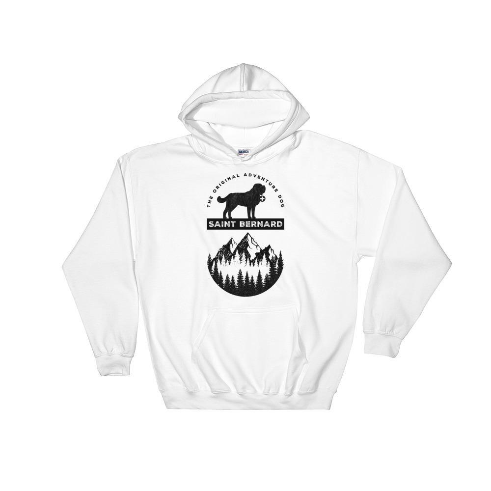 Saint Bernard, The Original Adventure Dog - Heavy Blend Hooded Sweatshirt - Lucy + Norman