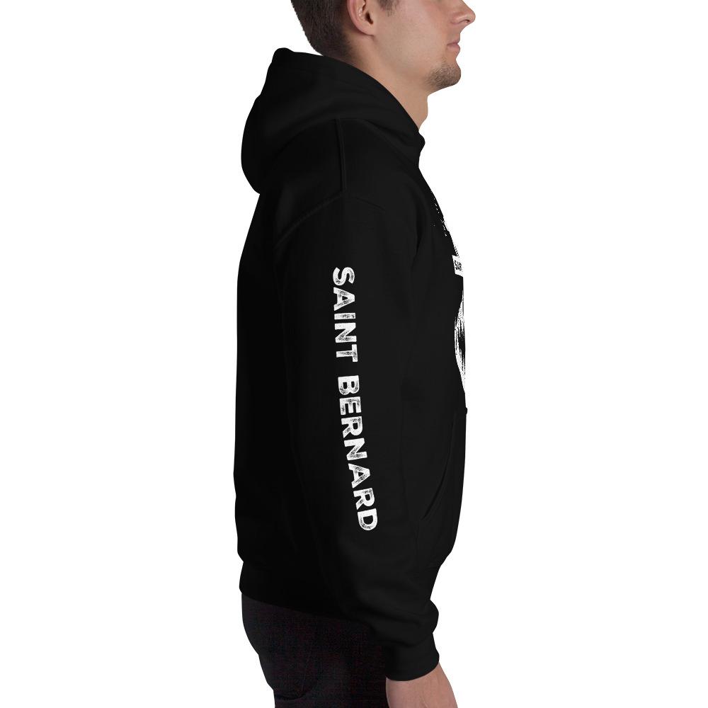 Saint Bernard, The Original Adventure Dog - Heavy Blend Hoodie with Right Sleeve - Lucy + Norman