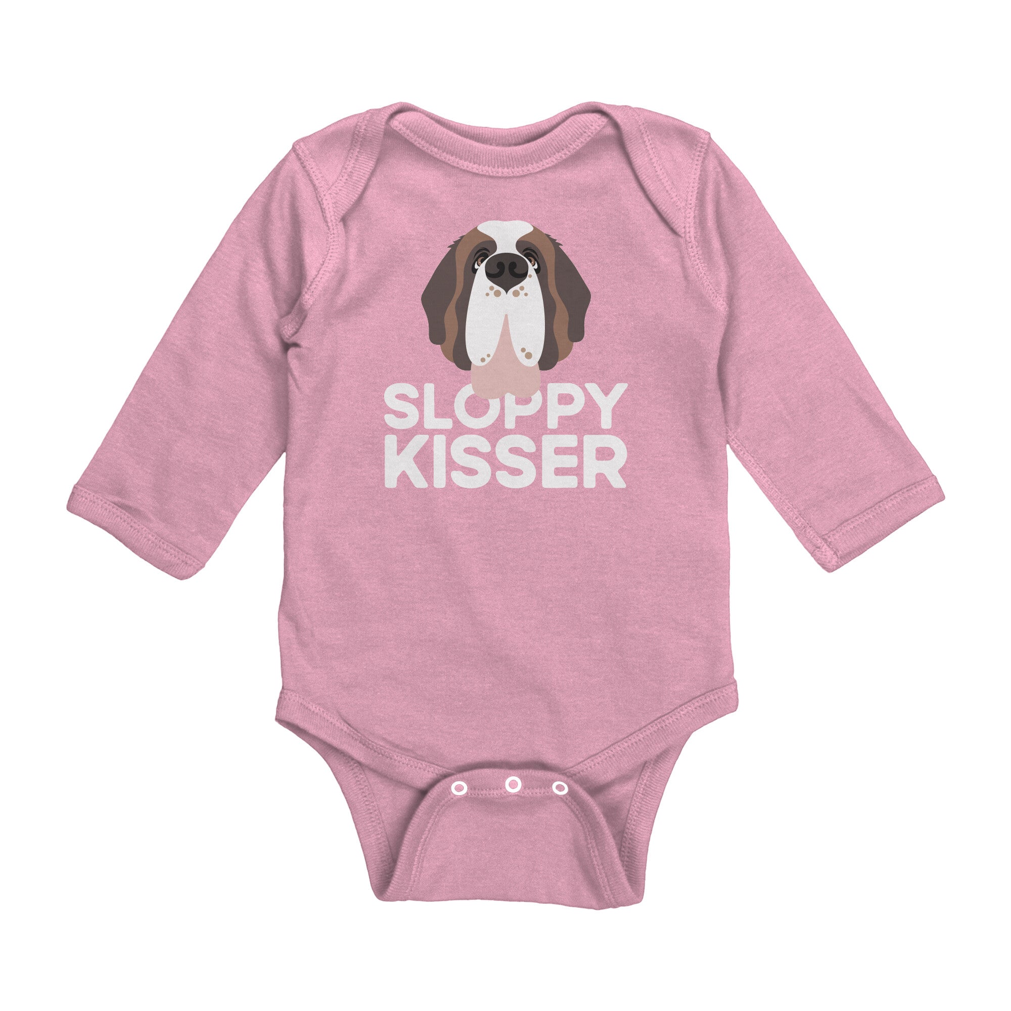 Sloppy Kisser Long Sleeve Bodysuit - Lucy + Norman