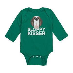 Sloppy Kisser Long Sleeve Bodysuit - Lucy + Norman