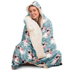 Snowflake Saint Hooded Blanket - Lucy + Norman