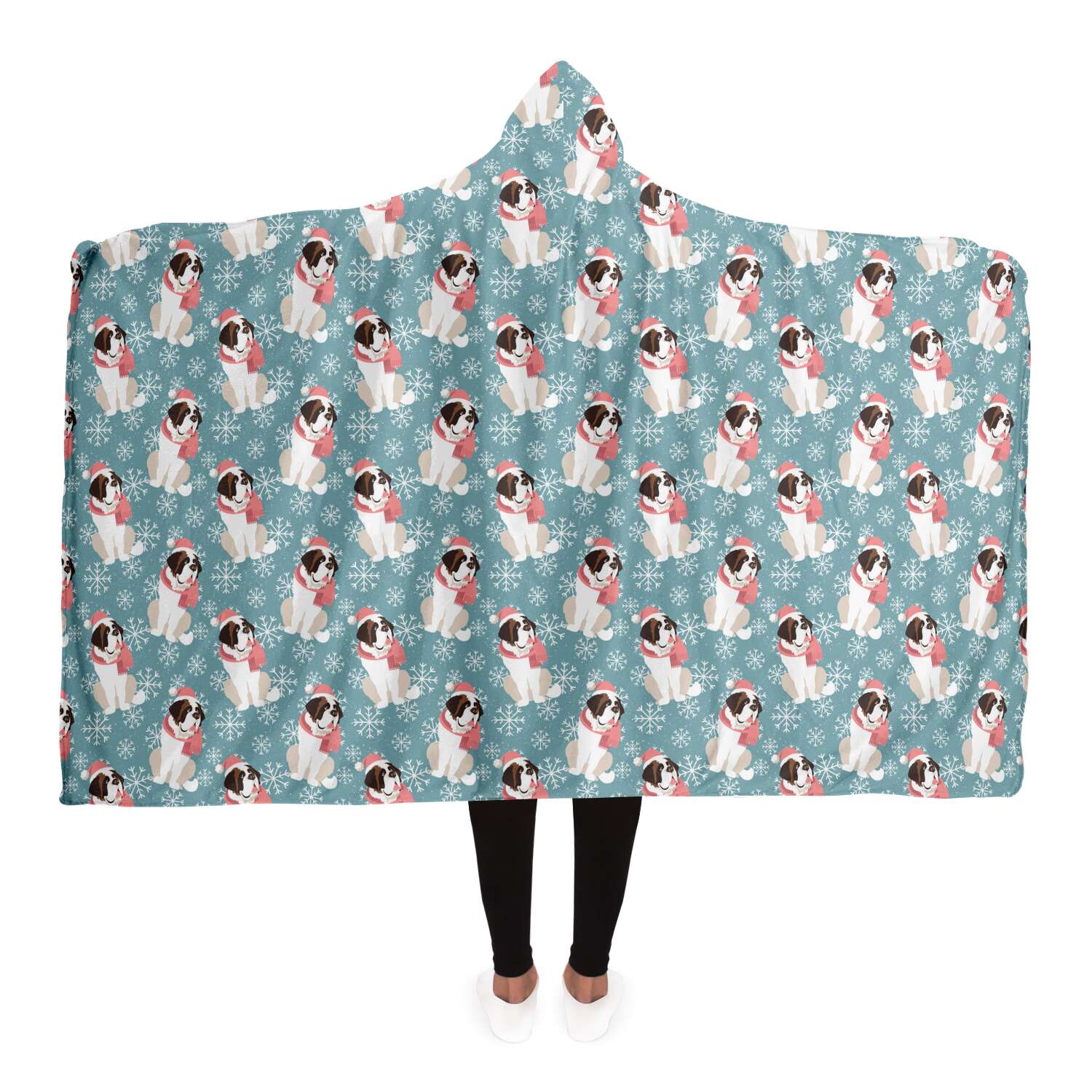 Snowflake Saint Hooded Blanket - Lucy + Norman