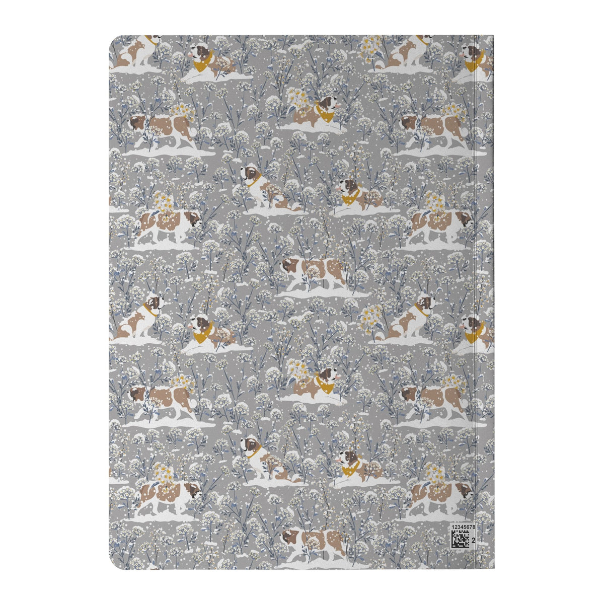 Snowflower Saint Bernard Dog Journal - Lucy + Norman