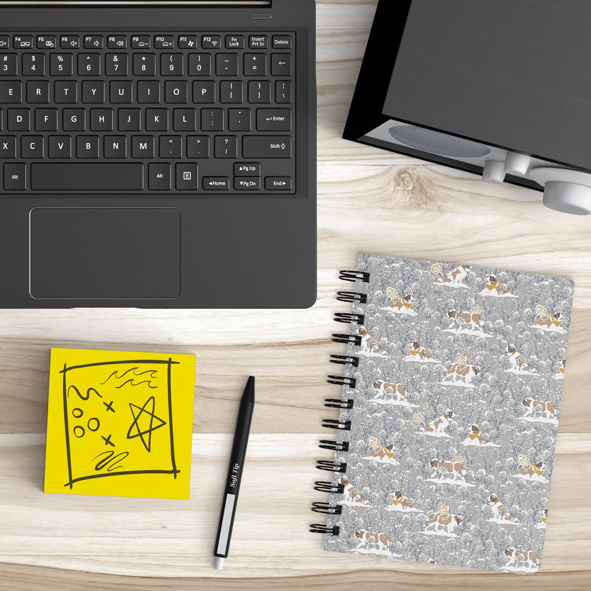 Snowflower Saints Spiral Notebook - Lucy + Norman