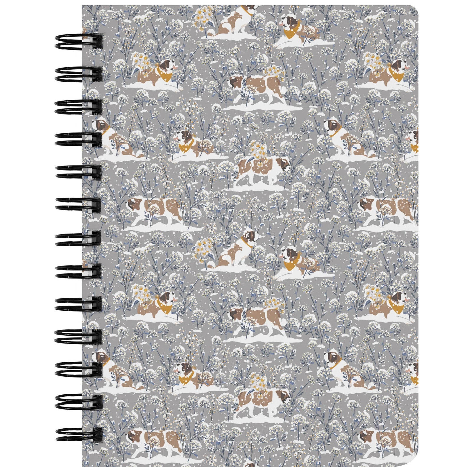 Snowflower Saints Spiral Notebook - Lucy + Norman