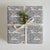 Snowflowers St Bernard Wrapping Paper Sheets - Lucy + Norman