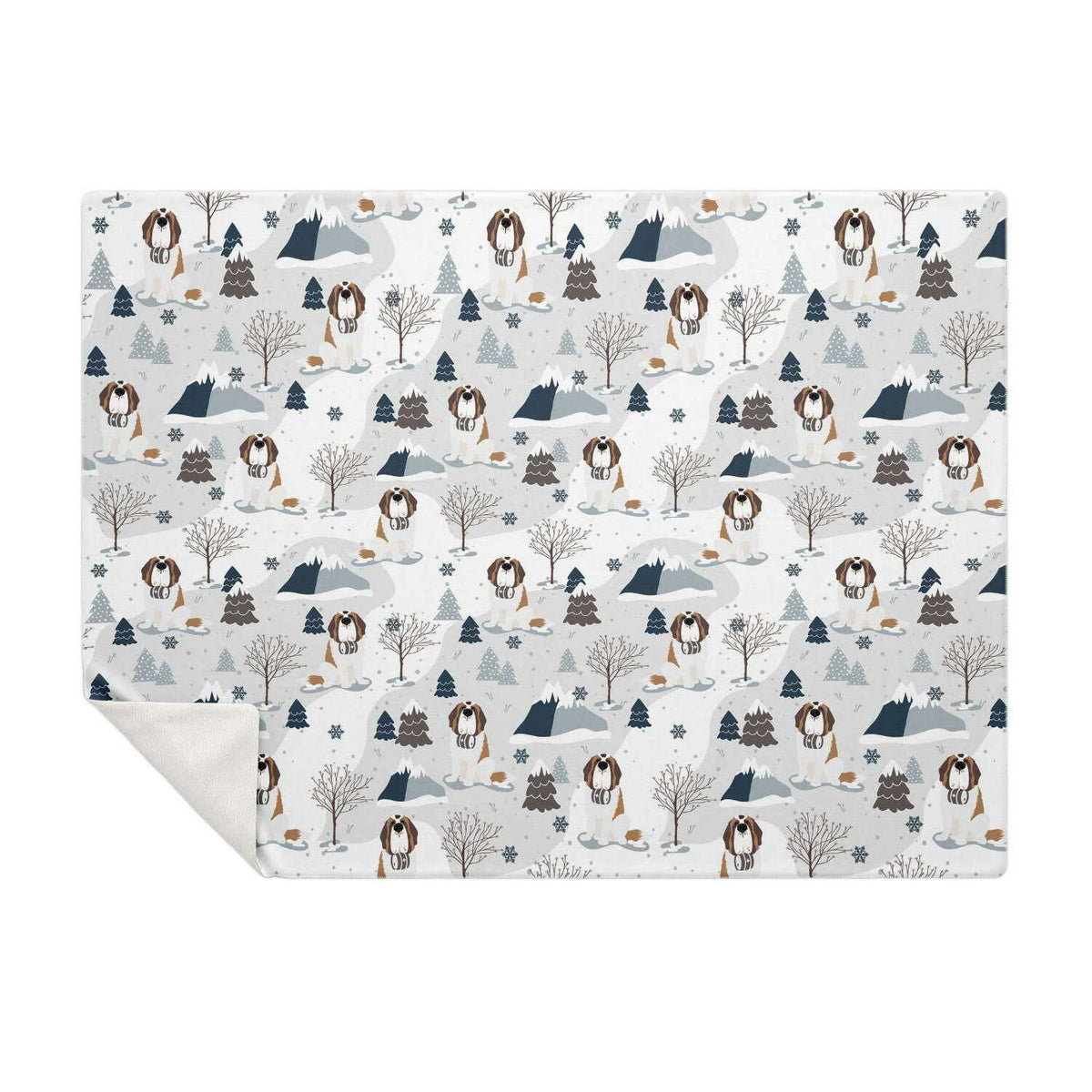 Snowy Alpine Luxe Blanket - Lucy + Norman