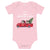 St Bernard Christmas Truck Baby Bodysuit - Lucy + Norman