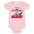 St Bernard Christmas Truck Baby Bodysuit - Lucy + Norman