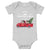 St Bernard Christmas Truck Baby Bodysuit - Lucy + Norman