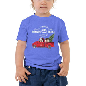 St Bernard Christmas Truck Toddler Tee - Lucy + Norman