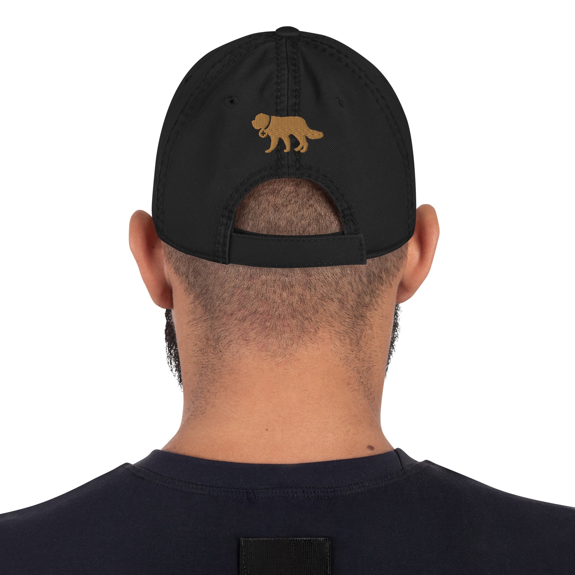 St Bernard Dog Distressed Dad Hat - Lucy + Norman