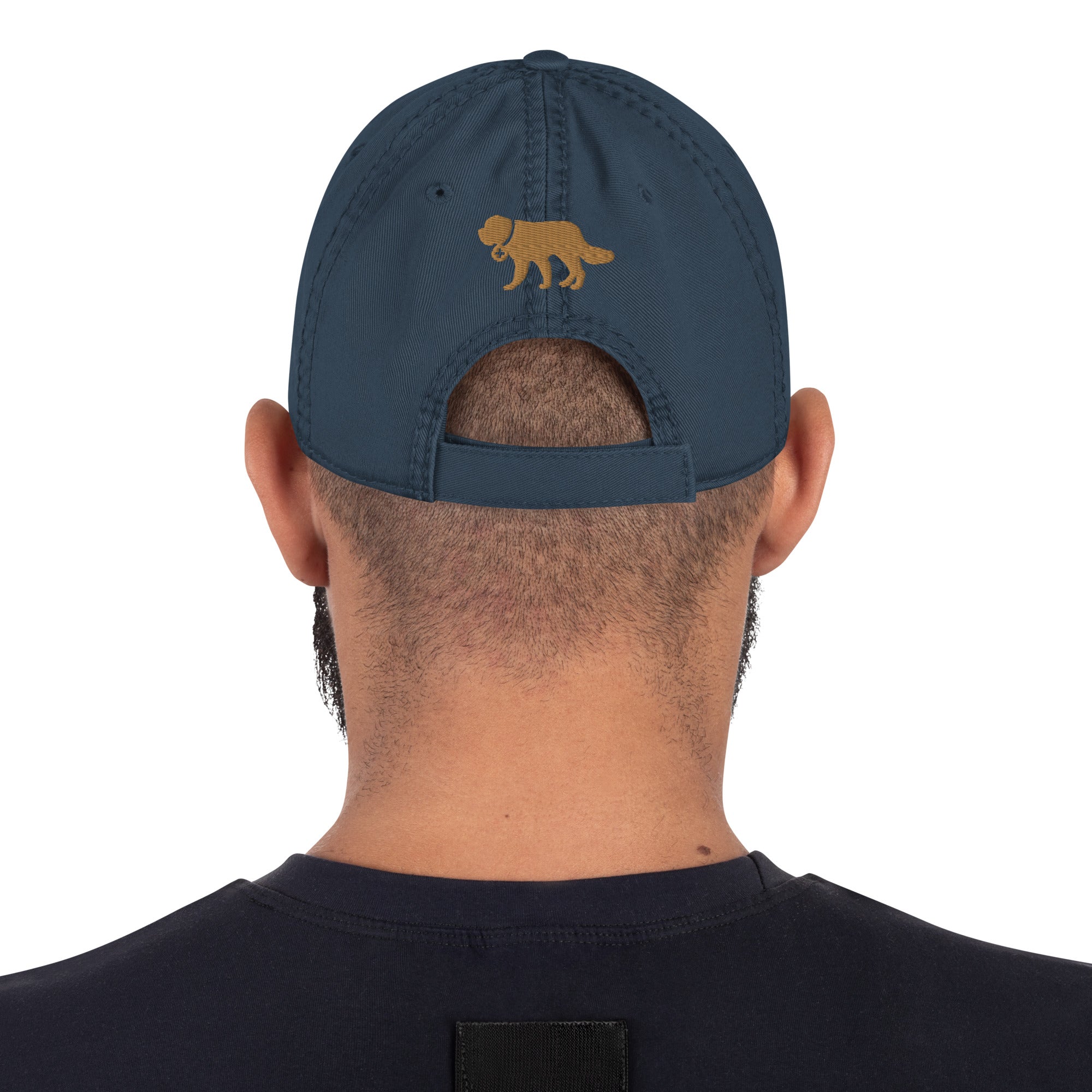 St Bernard Dog Distressed Dad Hat - Lucy + Norman