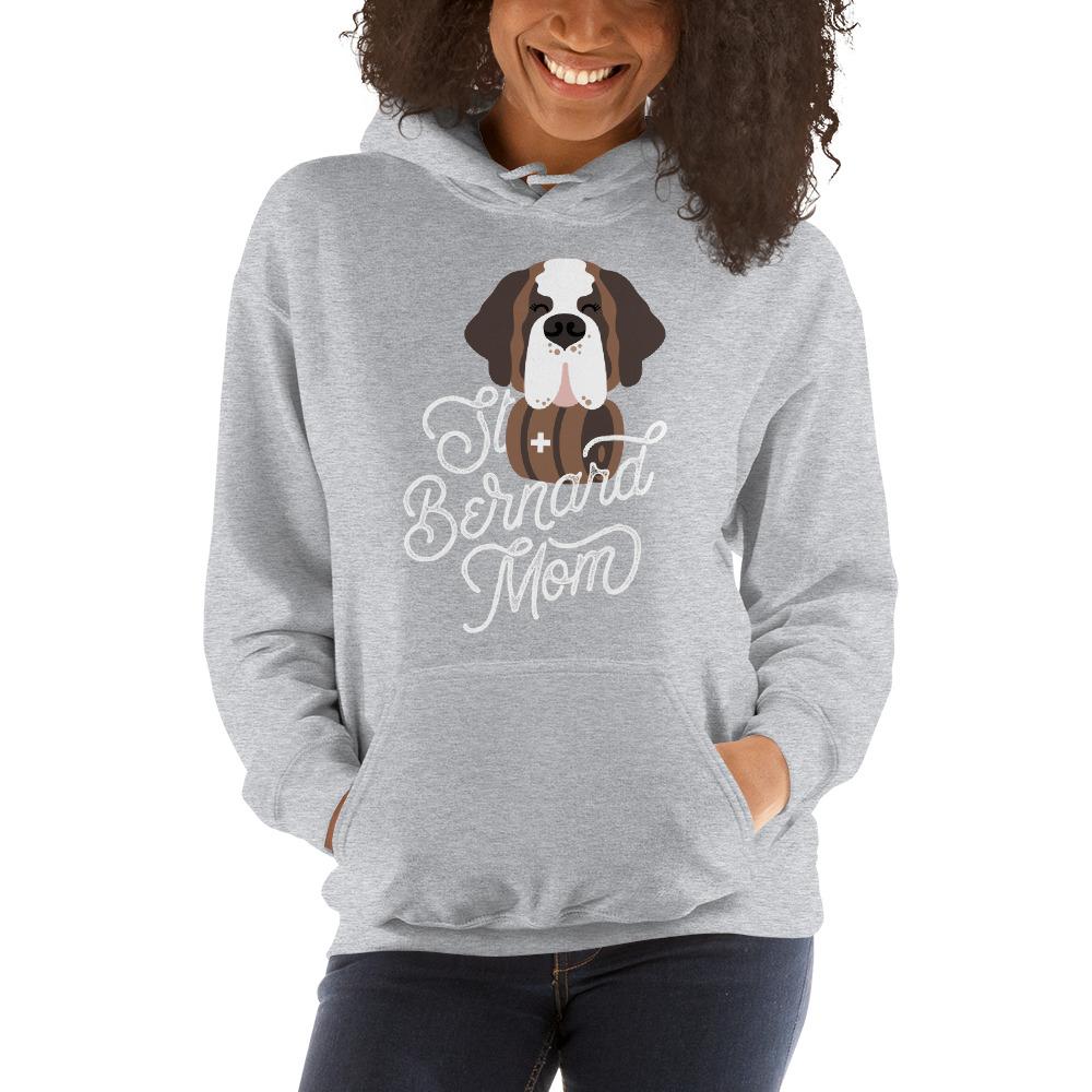 St Bernard Dog Mom Heavy Hoodie - Lucy + Norman