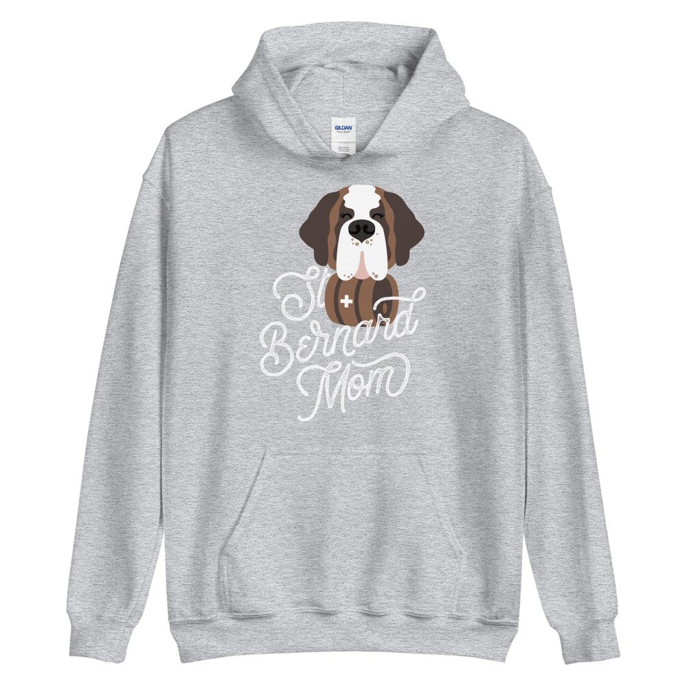 St Bernard Dog Mom Heavy Hoodie - Lucy + Norman