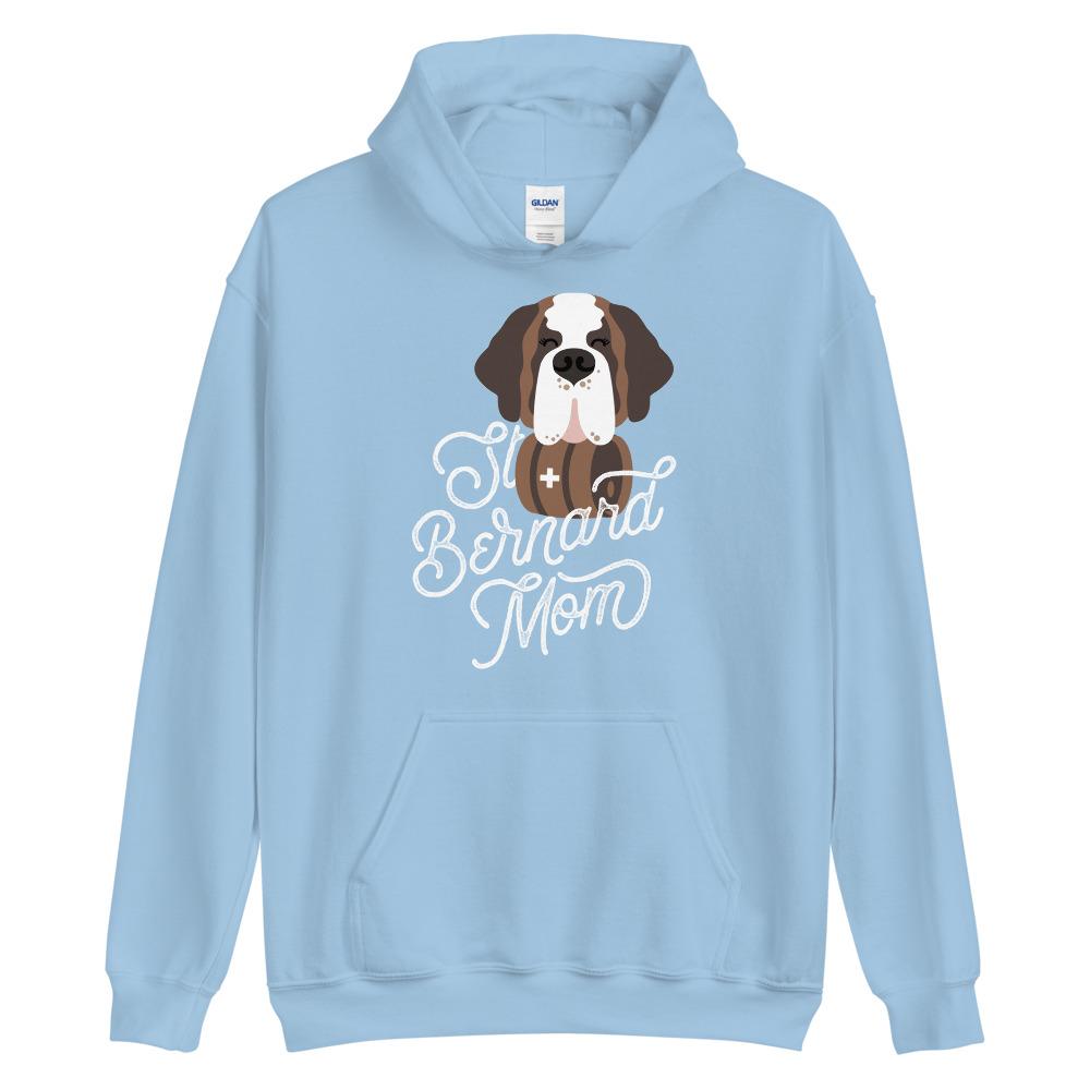 St Bernard Dog Mom Heavy Hoodie - Lucy + Norman