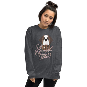 St Bernard Dog Mom Pink Sweatshirt - Lucy + Norman