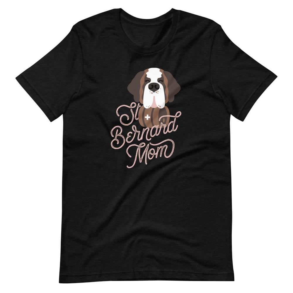 St Bernard Dog Mom Pink T-Shirt - Lucy + Norman