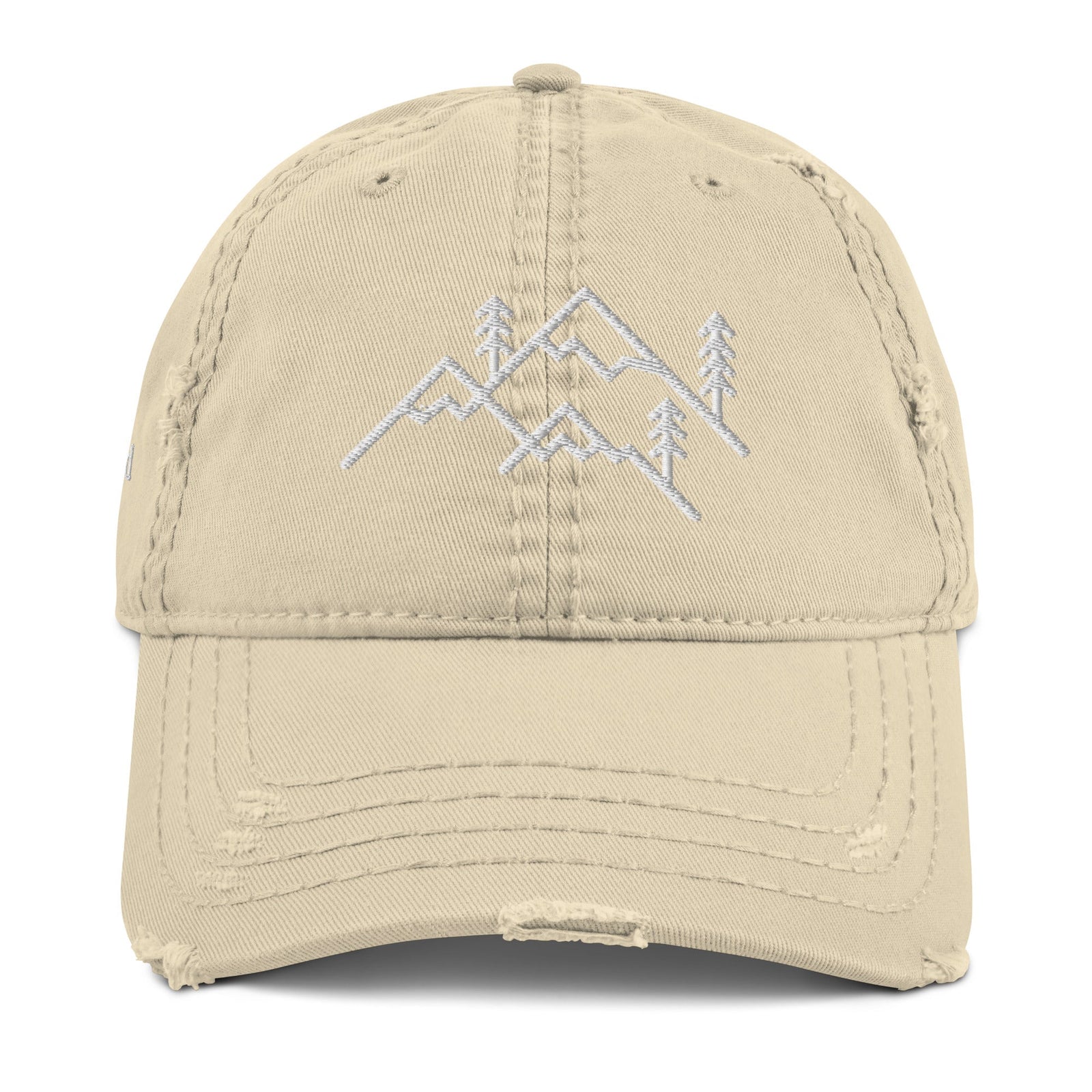 St Bernard Dog Mountains Distressed Dad Hat - Lucy + Norman