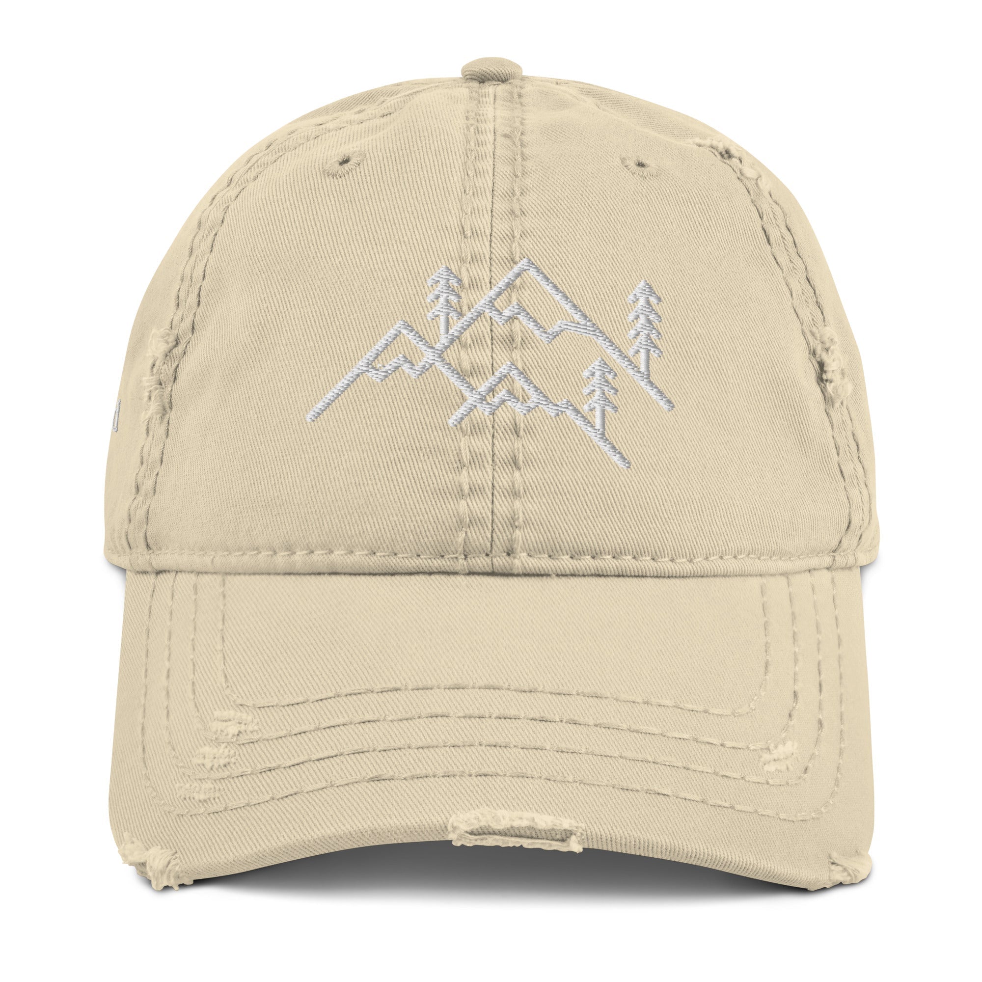 St Bernard Dog Mountains Distressed Dad Hat - Lucy + Norman