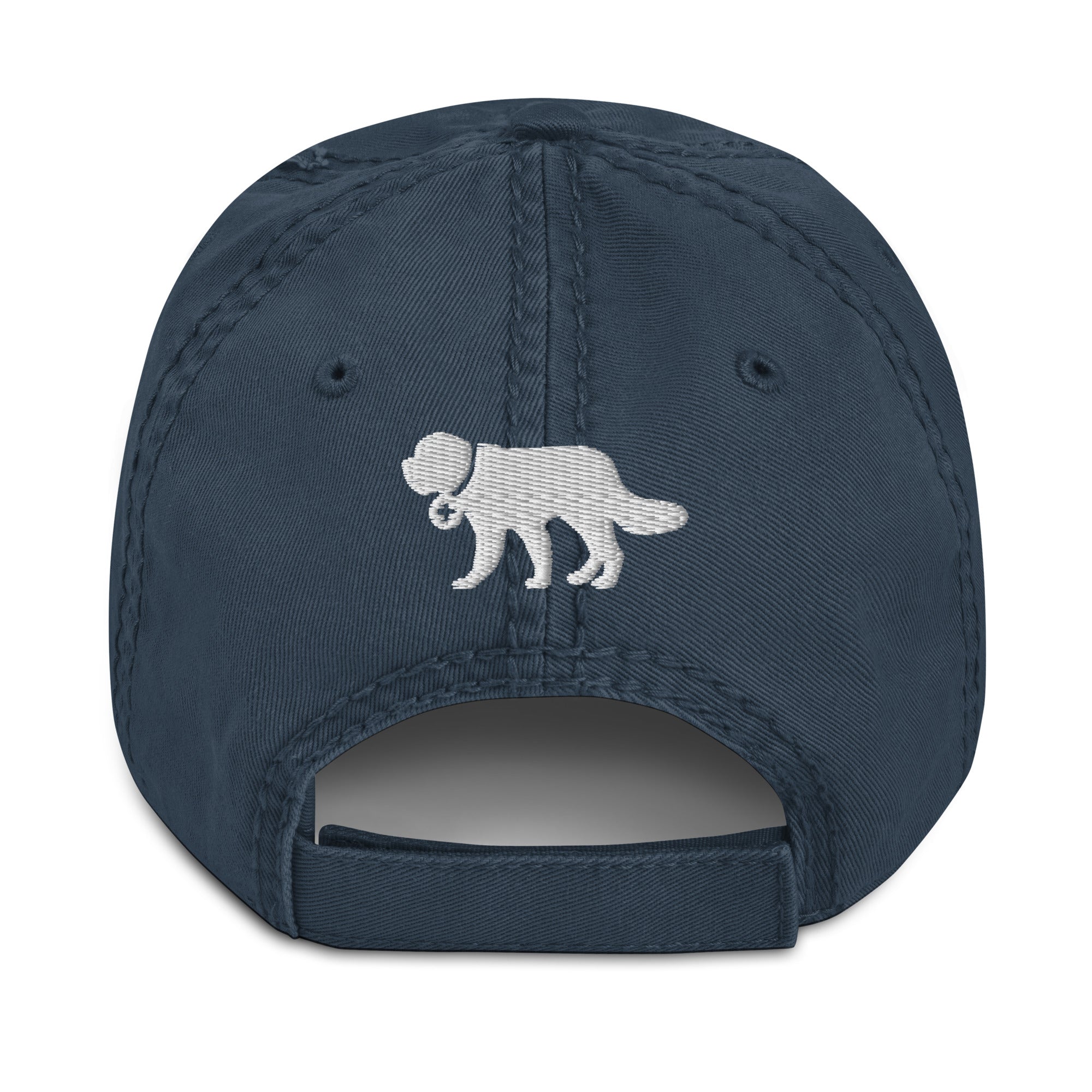 St Bernard Dog Mountains Distressed Dad Hat - Lucy + Norman