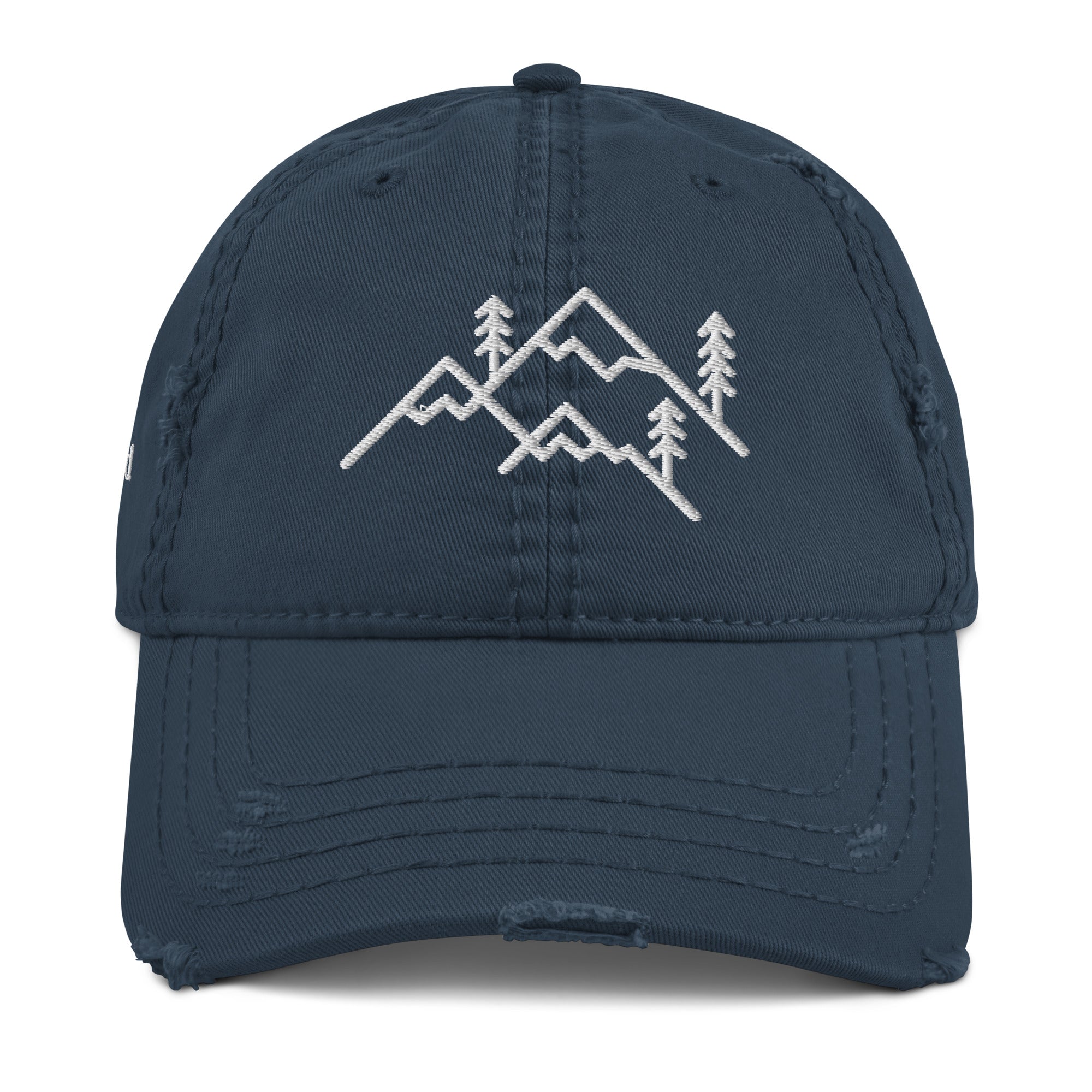 St Bernard Dog Mountains Distressed Dad Hat - Lucy + Norman