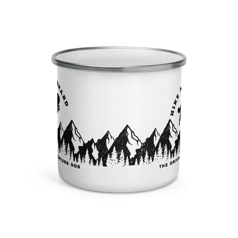 St Bernard Hike + Be Happy Camp Mug - Lucy + Norman