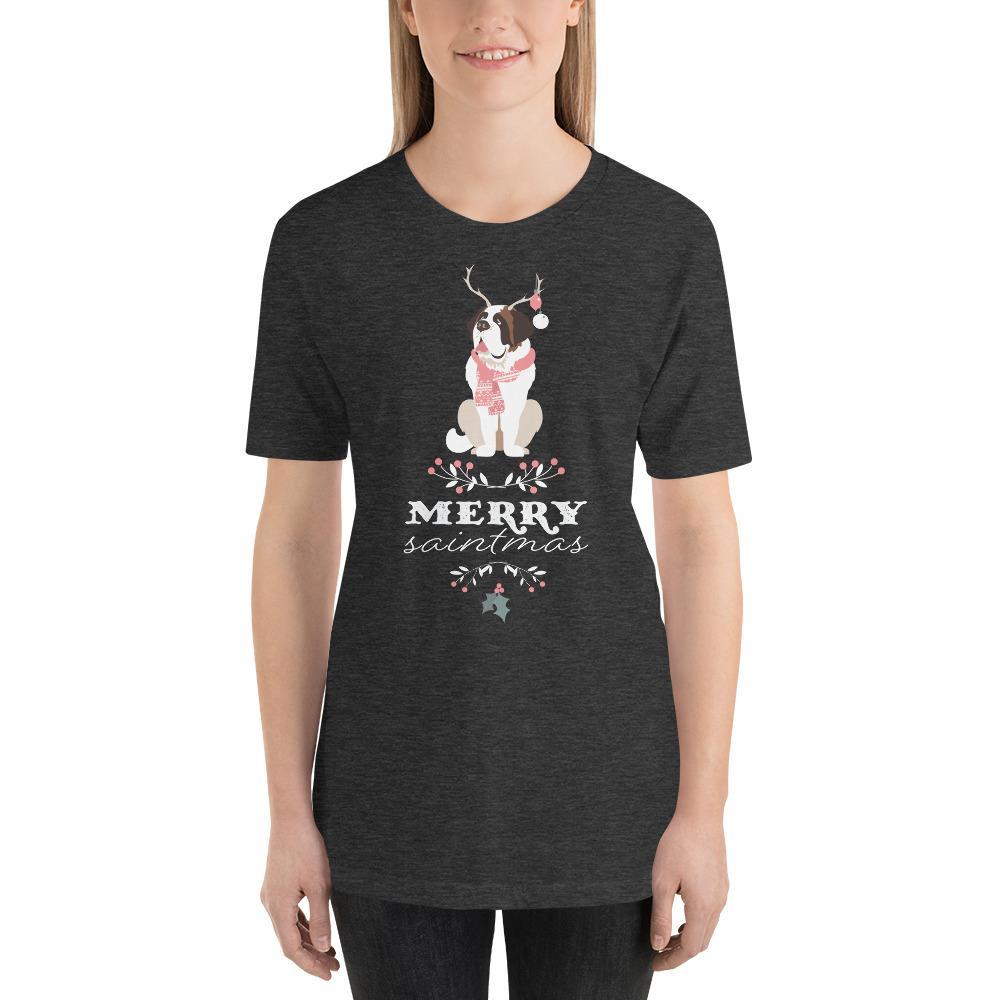 St Bernard Merry Saintmas Women's T-Shirt - Lucy + Norman