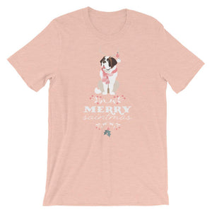 St Bernard Merry Saintmas Women's T-Shirt - Lucy + Norman