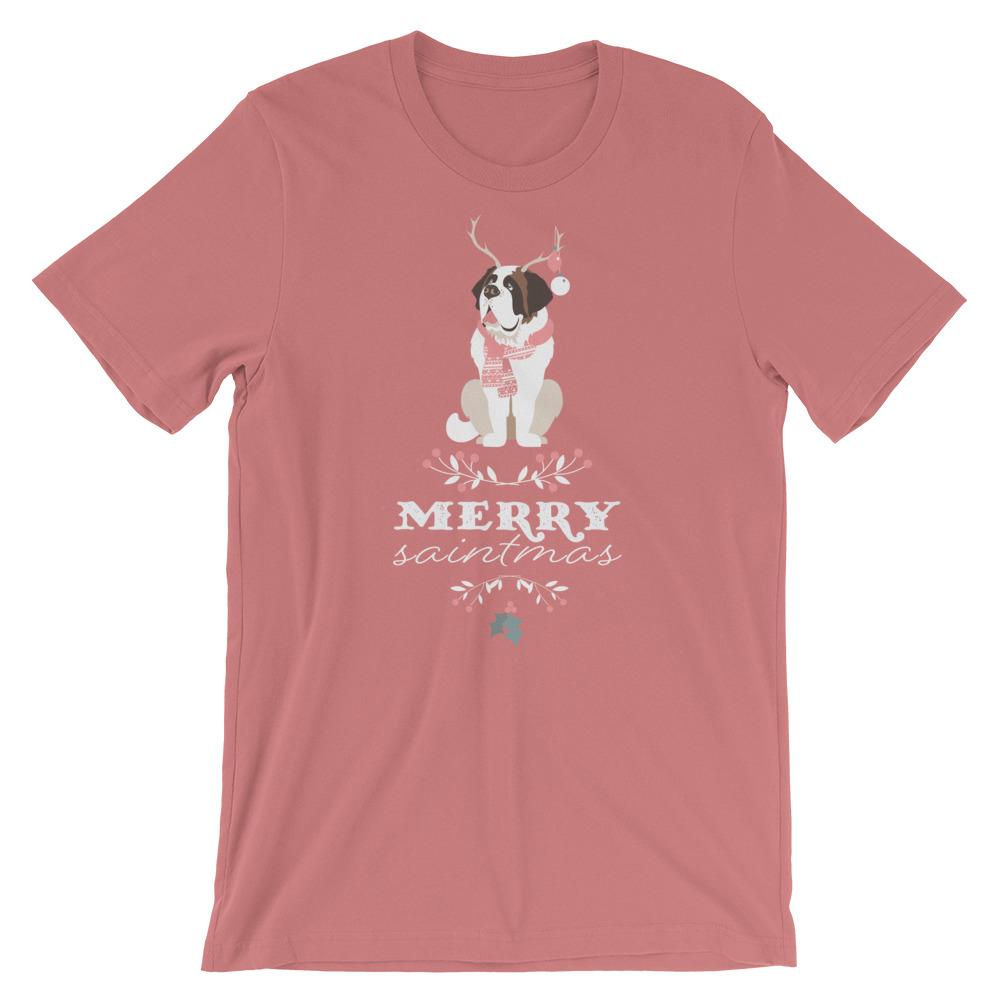 St Bernard Merry Saintmas Women's T-Shirt - Lucy + Norman