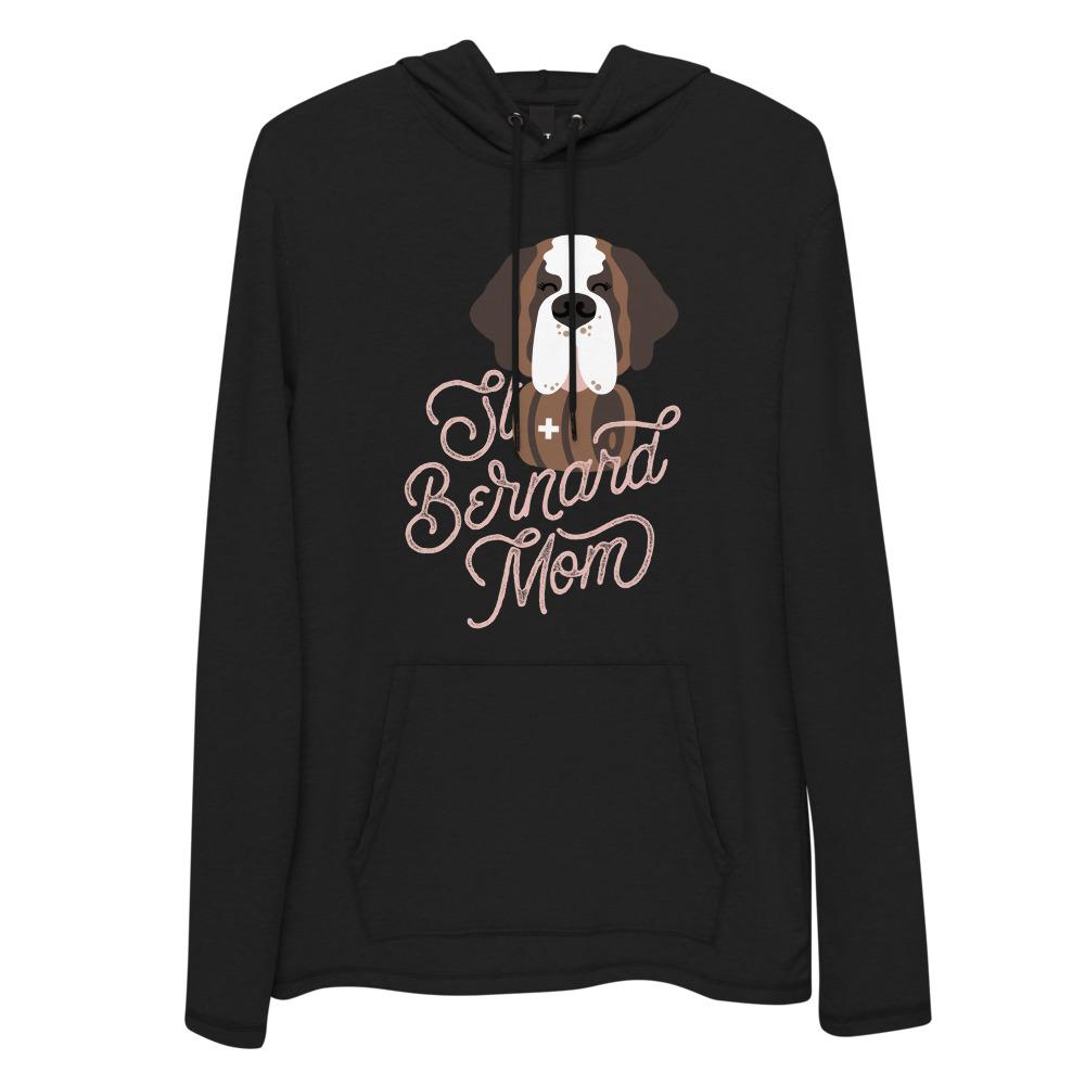 St Bernard Mom Lightweight Hoodie - Lucy + Norman