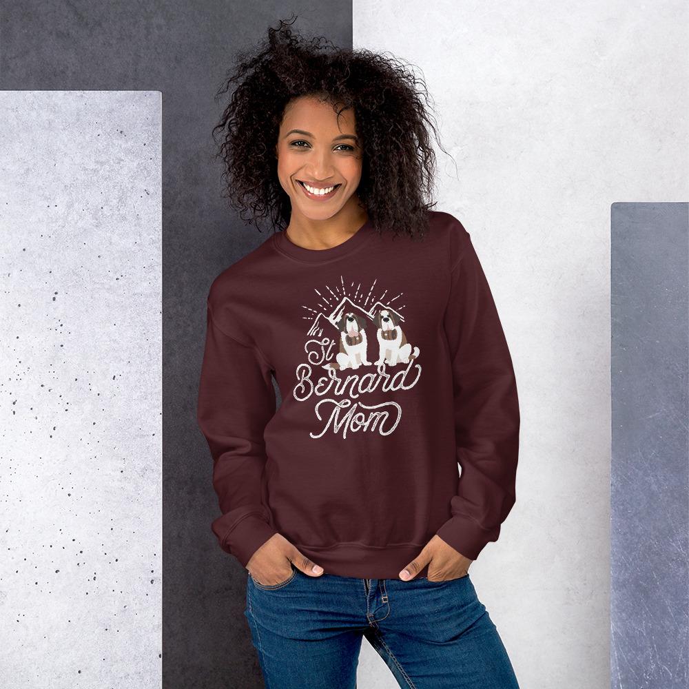 St Bernard Mom Mountain Sweatshirt - Lucy + Norman