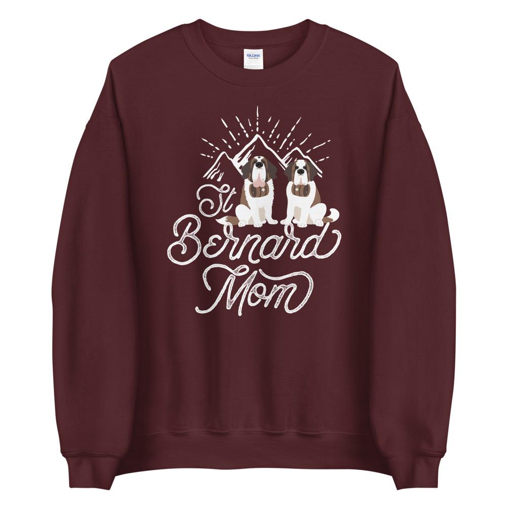 St Bernard Mom Mountain Sweatshirt - Lucy + Norman