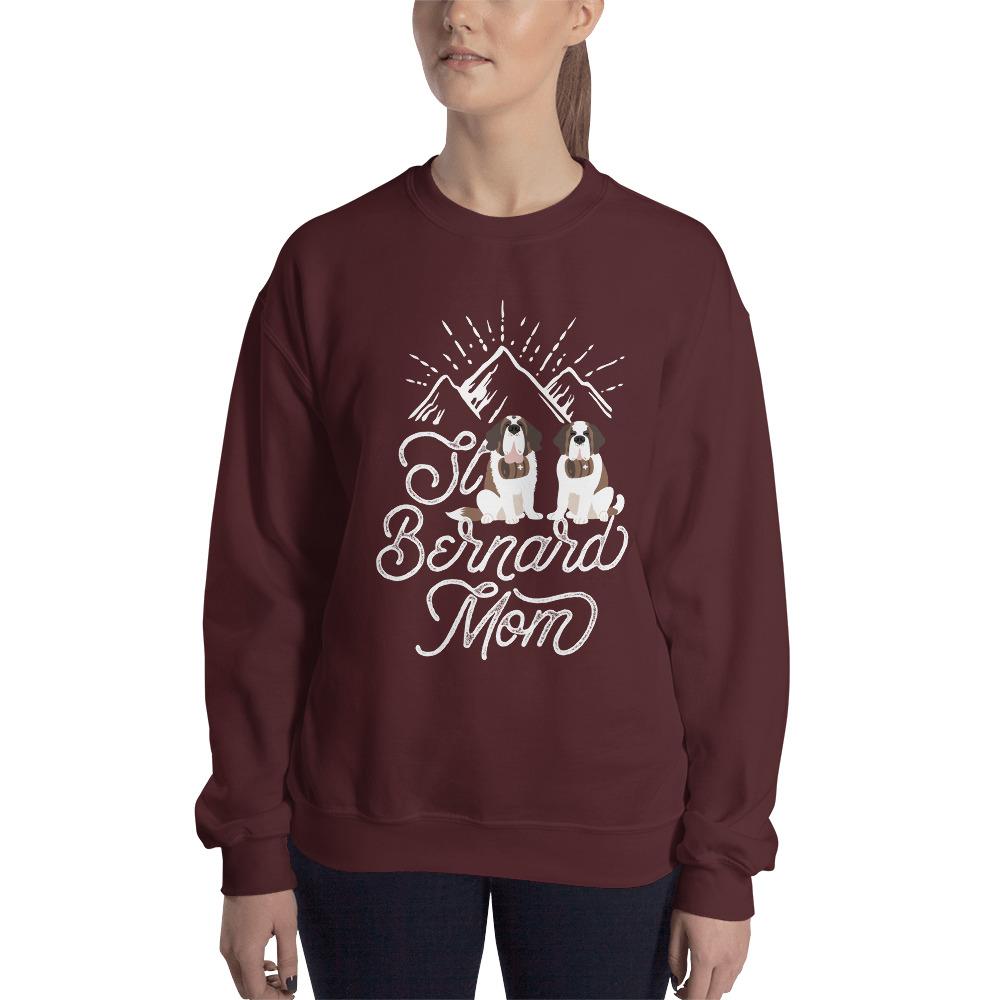 St Bernard Mom Mountain Sweatshirt - Lucy + Norman