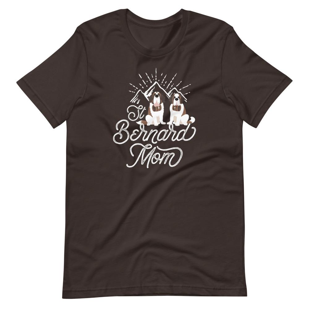 St Bernard Mom Mountain T-Shirt - Lucy + Norman