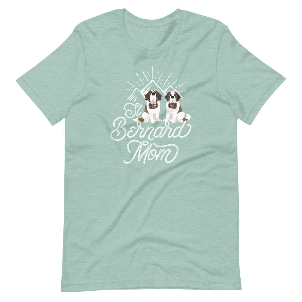 St Bernard Mom Mountain T-Shirt - Lucy + Norman