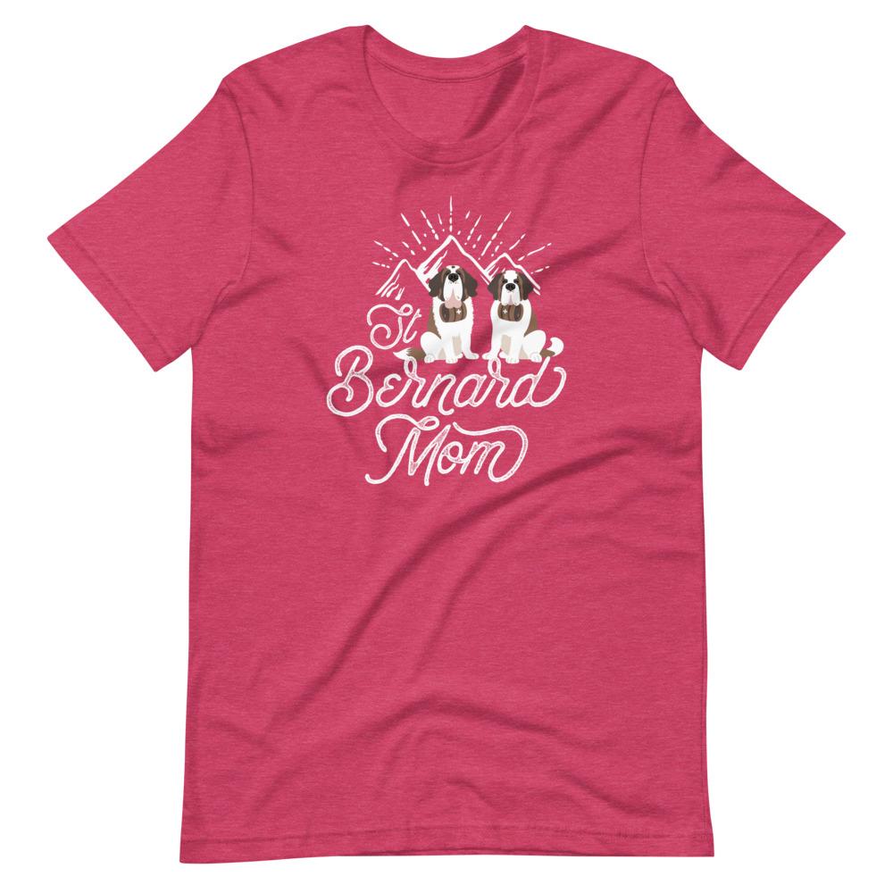 St Bernard Mom Mountain T-Shirt - Lucy + Norman