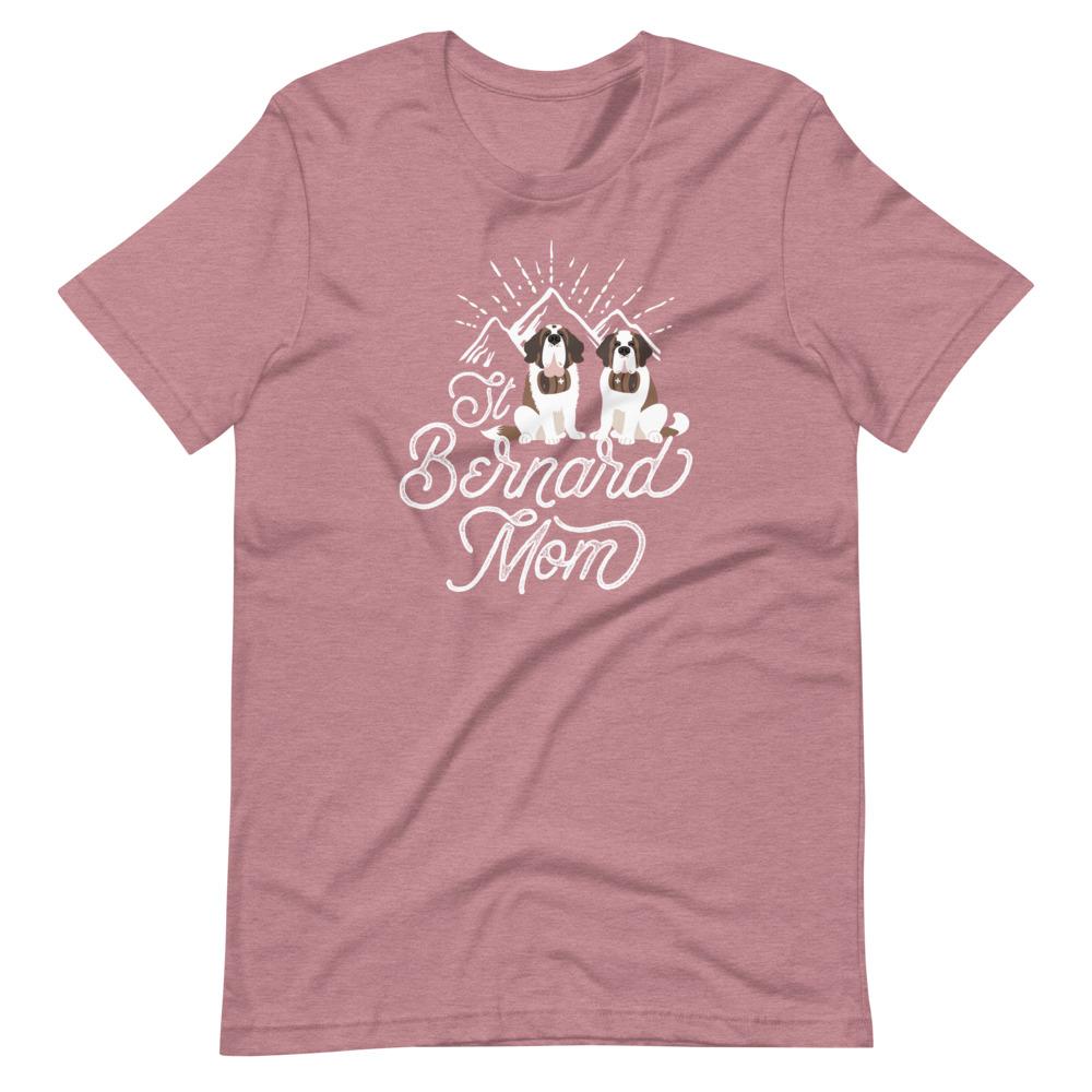 St Bernard Mom Mountain T-Shirt - Lucy + Norman