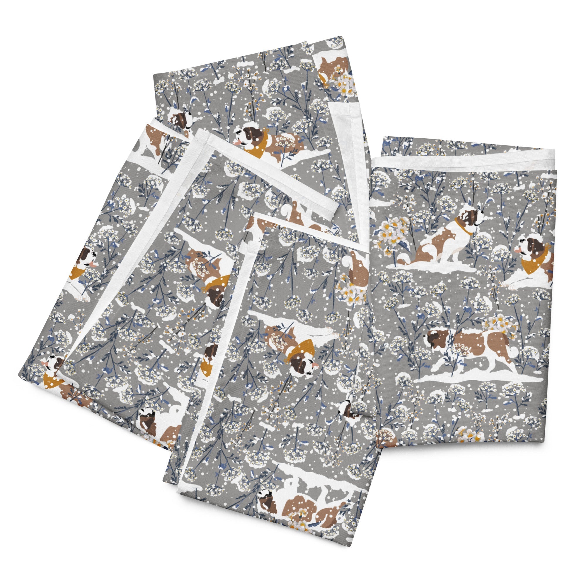 St Bernard Snowflower Cloth Napkin Set - Lucy + Norman