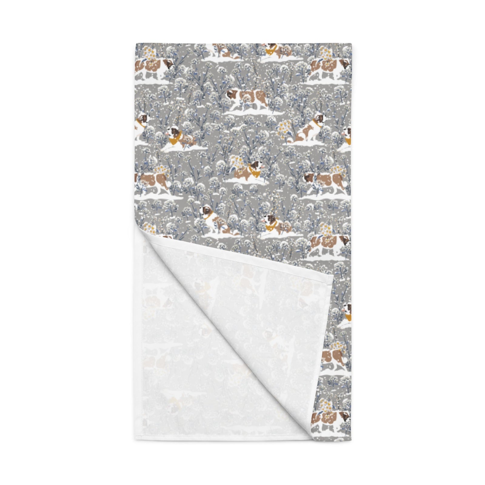 St Bernard Snowflower Table Runner - Lucy + Norman