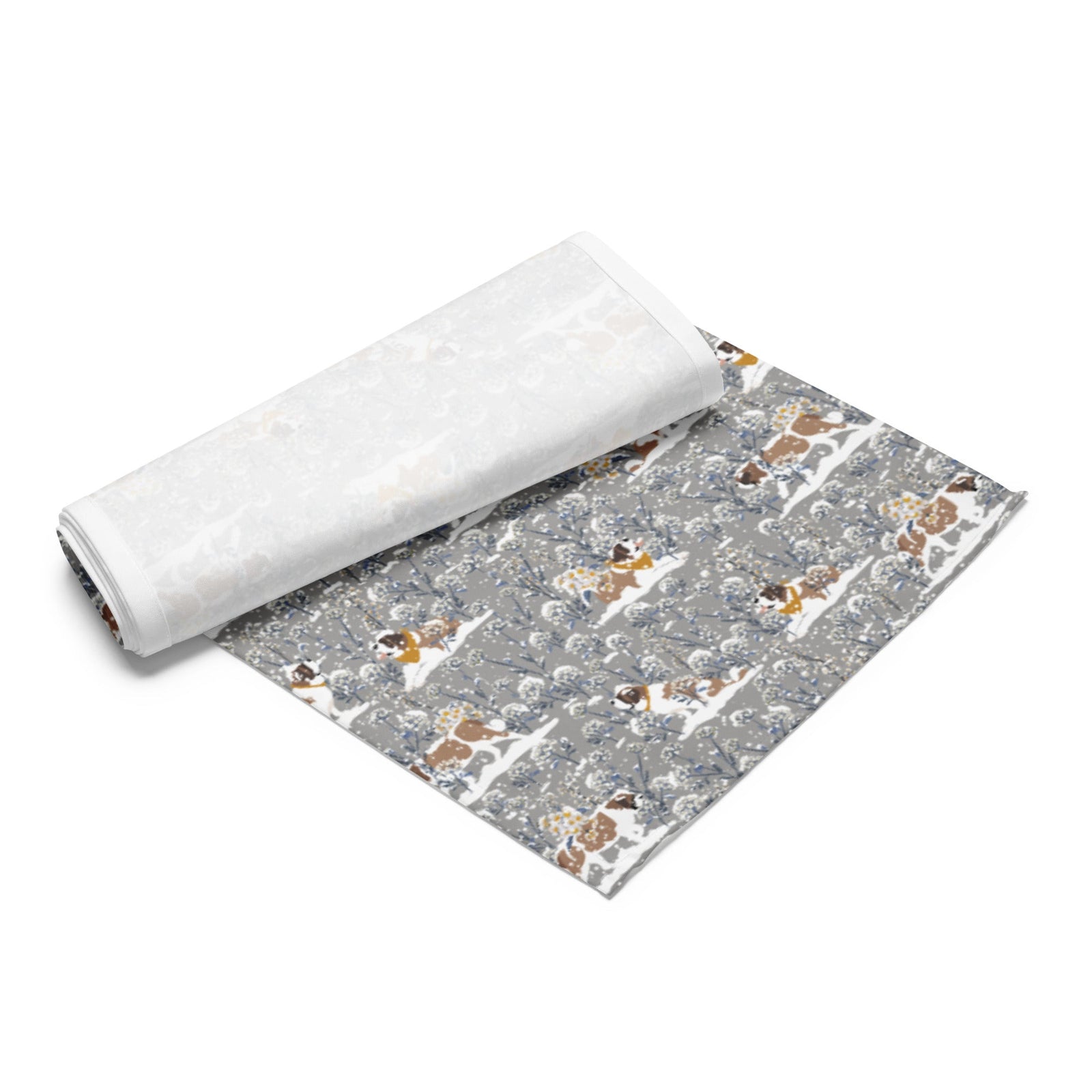 St Bernard Snowflower Table Runner - Lucy + Norman