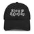 Stay Saintly Distressed Dad Hat - Lucy + Norman